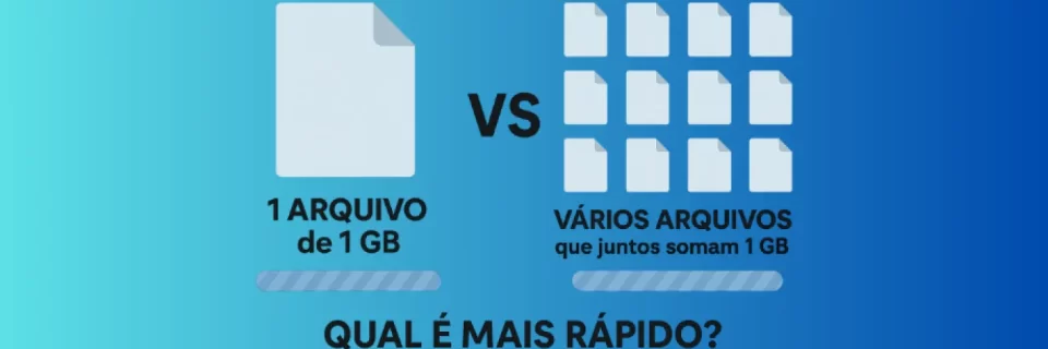 1 Arquivo de 1 GB ou Vários Somando 1 GB – Qual é Mais Rápido - kassiotech