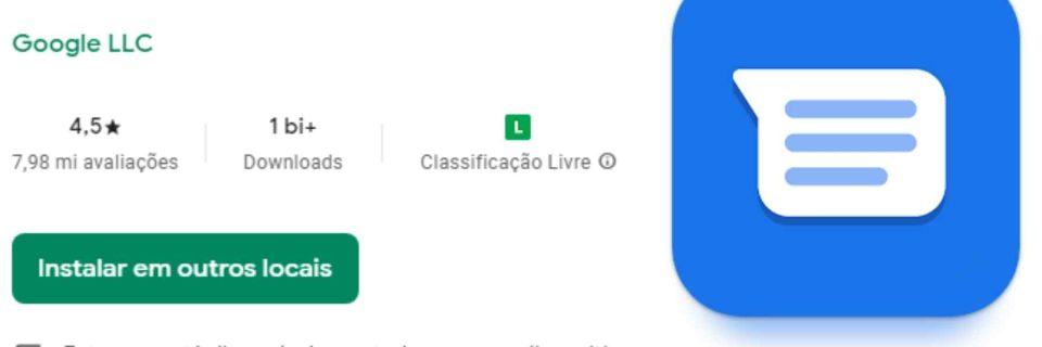 App Mensagem da Google